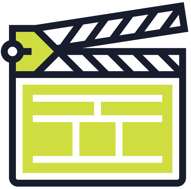 Video production process icon